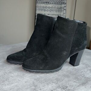 Black Suede Ankle Boots